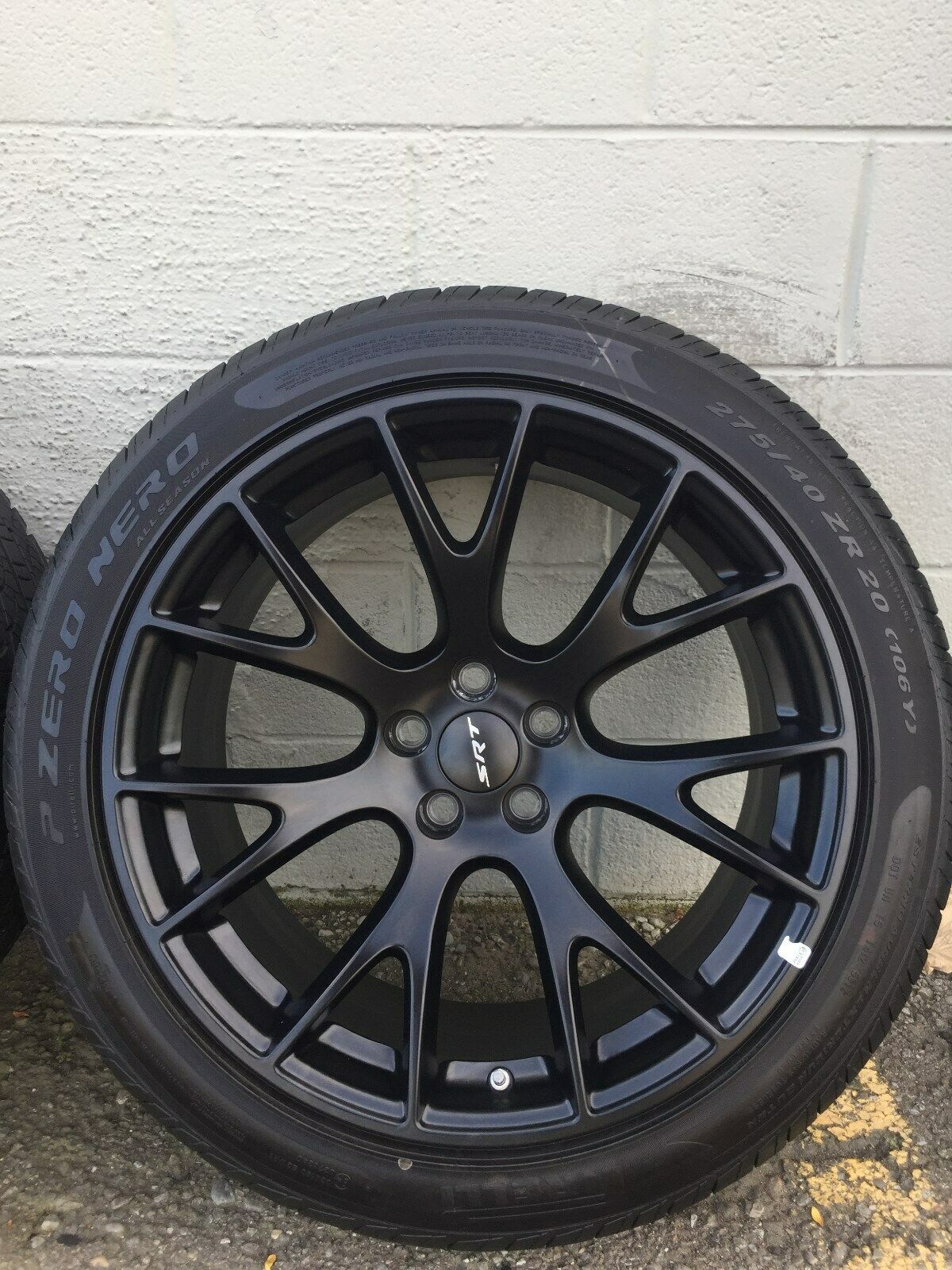 20” Dodge Challenger SRT Hellcat OEM Matte Black Wheels & Tires
